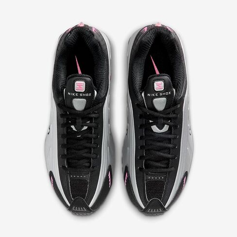 Nike Shox R4 Women's Shoes (Black/Pinksicle/Metallic Silver) Size 8 in Kuwait