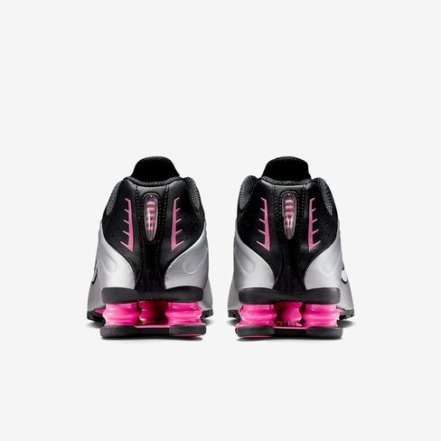 Nike Shox R4 Women's Shoes (Black/Pinksicle/Metallic Silver) Size 8 in Kuwait