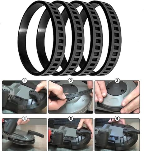 45-69-0010 Blade Pulley Tires Replacement Compatible with Deep Cut Band Saw Parts 6230 6232-6 6225 AO2807 6238N 6238-20 2729-20 Portaband Band Saw Rubber Belt (10 Pack) in Kuwait