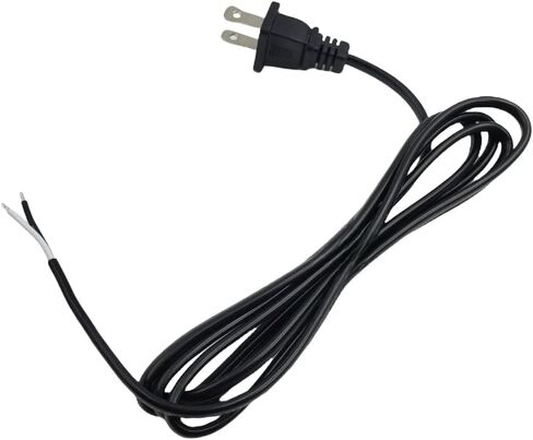 18AWG 2 Prong 6FT Flat Shape 2 Wire Power Supply Cord,Replacement for Drills, Grinders, Vacuums, Miter Saws, Chop Saws, Sanders, Appliances, Motors etc Power Tools in Kuwait