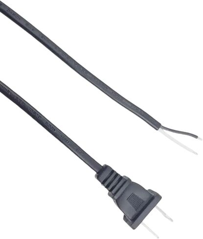 18AWG 2 Prong 6FT Flat Shape 2 Wire Power Supply Cord,Replacement for Drills, Grinders, Vacuums, Miter Saws, Chop Saws, Sanders, Appliances, Motors etc Power Tools in Kuwait