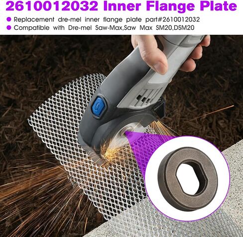 Replacement Dre-mel Inner Flange Spacer 2610012032 For Drem-el Saw MAX SM20 Parts,Bos-ch Saw Max Flange Plate Parts- 2 Pack in Kuwait
