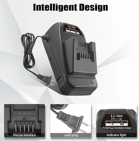 Replacement for Snap on 18V Battery Charger, Compatible with Snap on Battery CT7850, CDR7850H, CTL7850, CTB7185, CTB8185, CTB8187 in Kuwait