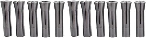 (11pcs) R8 Collet 1/8" 3/16" 1/4" 5/16" 3/8" 7/16" 1/2" 9/16" 5/8" 11/16" 3/4" Set in Kuwait