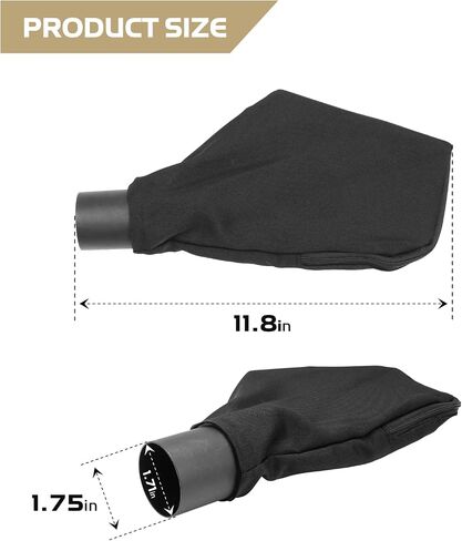 N126162 Dust Bag Compatible with DW715 DW713 DW716 DW716XPS DWS782 DWS780 Miter Saw, Black Chop Saw Bag with Zipper - 1 Pack in Kuwait