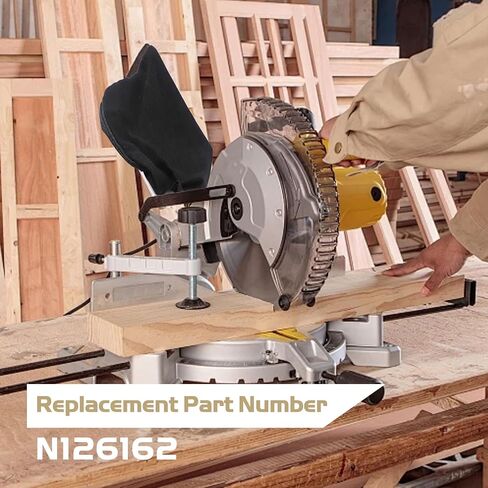 N126162 Dust Bag Compatible with DW715 DW713 DW716 DW716XPS DWS782 DWS780 Miter Saw, Black Chop Saw Bag with Zipper - 1 Pack in Kuwait