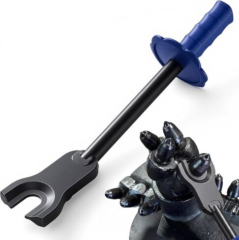 Rock Auger Bullet Tooth Remover Tool, Metal Tooth Pilot Tip Puller Drill Bit, Teeth Removal for Construction and Landscaping Equipment 16.25 x 3 Inch in Kuwait