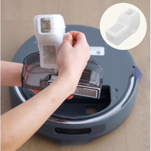 2-Pack Replacement Dust Bin for Narwal Freo Z Ultra, Z10, Flow, Z10 Ultra Robot Vacuum - Interchangeble Washable Dust Container with Press-Fit Installation in Kuwait