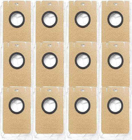 12 Pack SmartClean V4 Dust Bags for Ionvac SmartClean V4 Self Emptying Robot Vacuum, Model 7997 in Saudi Arabia