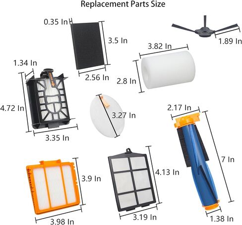 Replacement Parts for Shark UR2500SR AI Ultra Robot Vacuum (13 Pack) in Kuwait