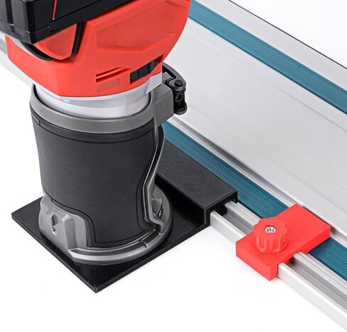 SWER Guide Rail Adapter for Milwaukee Compact Router, Precision Track Guide | Make straight cuts, grooves, dados, and clean edges with control; stable guide-rail support keeps the compact router aligned in Kuwait