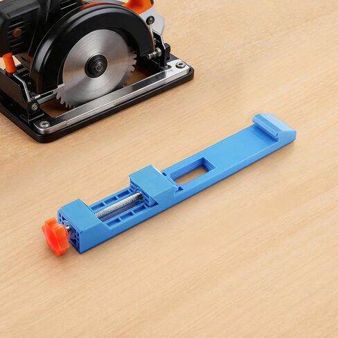 Woodworking Circular Saw Guide Base, Blue Adjustable Positioning Clamp, Precision Cutting Tool in Kuwait