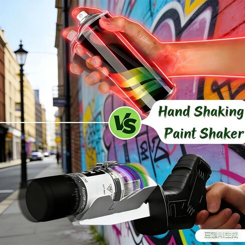 Spray Paint Can Shaker for Reciprocating Saw, Paint Can Shaker for DIY Painter Artist, Paint Shaker Spray Can Mixer Machine Made of Stainless Steel Fits 2" to 3" Cans in Kuwait