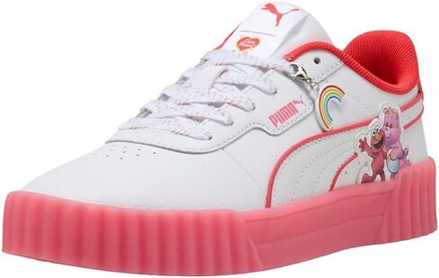 PUMA Womens X Care Bears X Sesame Street Carina 3.0 Lace Up Sneakers Shoes Casual - Red, White - Size 8 M in Kuwait