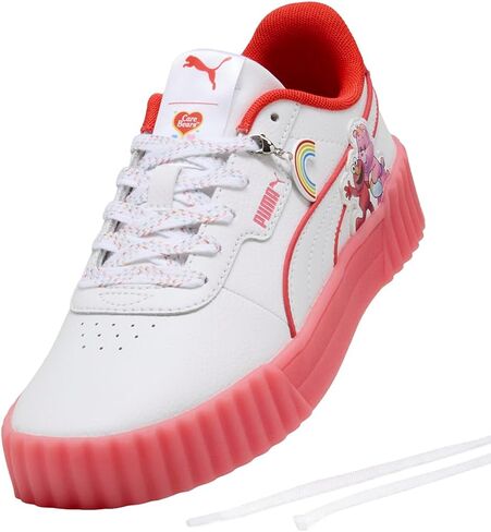 PUMA Womens X Care Bears X Sesame Street Carina 3.0 Lace Up Sneakers Shoes Casual - Red, White - Size 8 M in Kuwait