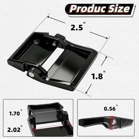 2-Pack R6178 Replacement Water Pan Latches, Compatible with Rainbow D3/D4/SE Vacuums, Replaces Part Numbers R6178, R2622, R4228, R3833 in Kuwait