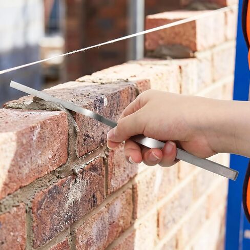 2 Pcs Double Ended Brick Jointer Tuck Pointing Tools Masonry Tools | Stainless Steel Masonry Slicker Tuck Pointing Trowel Tools (3/8"x1/4" 1/2"x5/8") in Kuwait