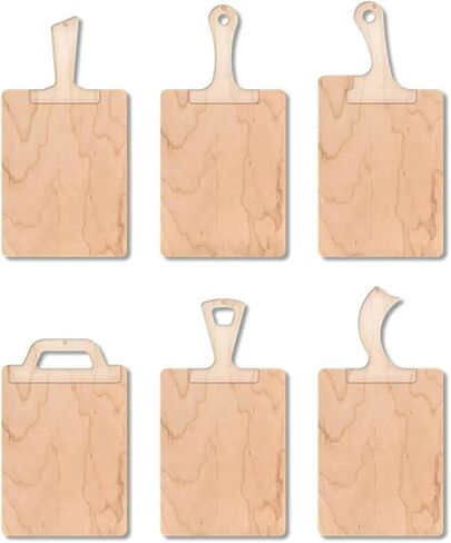 Rounded Traditional Cutting Board Handle Shape Template -Durable 1/4'' Thick Clear Acrylic Charcuterie Board Template -Etched Centerline Cutting Board Template –Cutting Guide w/Hang Hole for Storage in Kuwait