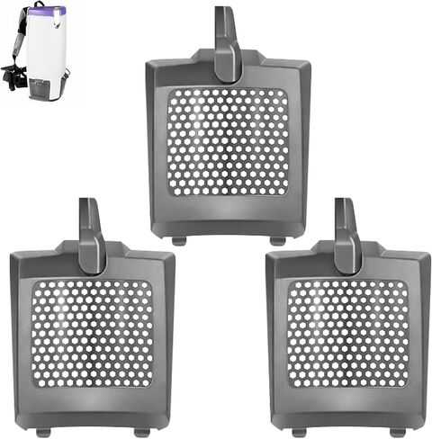 3 Pack 833954 841708 Vacuum Cleaner HEPA Filter Cover for ProTeam Backpack Vacuum 107303, 107363, 107310, Super Coach Pro 6, Super Coach Pro 10 - Exhaust Filter Cover Door Replacement in Kuwait