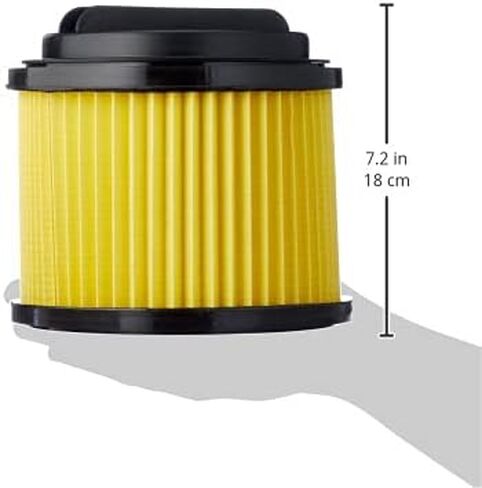 Einhell Grey 2351113 Pleated Air Filter with Cap for Einhell Vacuum Cleaners in Kuwait