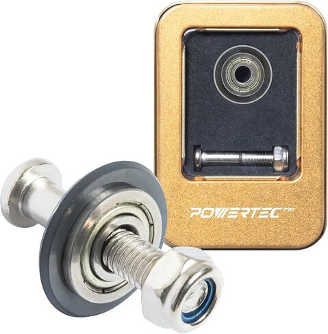 POWERTEC PRO Extreme Tungsten Carbide Scoring Wheel with Black Titanium Coating - 22mm Tile Cutting Wheel with Screw for Manual Tile Cutters, Porcelain, Ceramic & Glass Tile (72090V) in Kuwait