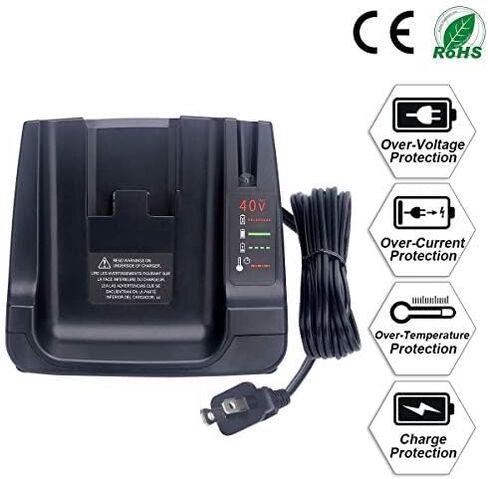 40V Max Fast Charger for Black and Decker LCS36 LCS40 Lithium-ion Battery Charger,Fully Compatilbe with Black&Decker 36V 40V Li-ion Battery LBXR36 LBX1540,etc in Kuwait