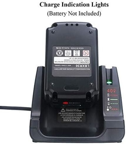 40V Max Fast Charger for Black and Decker LCS36 LCS40 Lithium-ion Battery Charger,Fully Compatilbe with Black&Decker 36V 40V Li-ion Battery LBXR36 LBX1540,etc in Kuwait