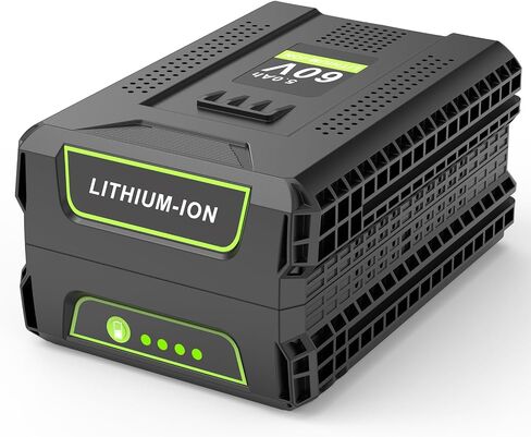 TREE.NB 5.0Ah 60Volt Replacement for Greenworks 60V Battery High Capacity 4X Longer Runtime for Greenworks Pro 60v Battery LB60A03 LB60A02 LB60A00 in Kuwait