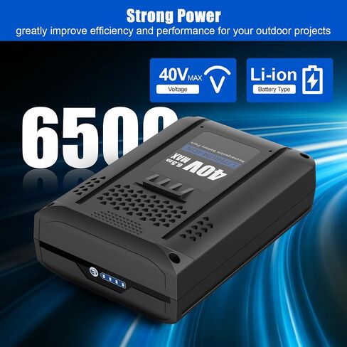 6.5Ah KB540-06 Replacement for Kobalt 40v Battery KB440-03 KB440C-06 KB540-06 KB240-03 KB640‑03 Compatible with Kobalt 40V Cordless Power Tools in Kuwait