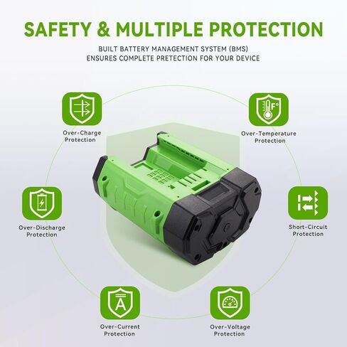 56V 5.0Ah BA2800 Battery Replacement for EGO 56V Battery Compatible with EGO 56 Volt Battery BA2800T BA2242T BA2240 BA1120 BA1400 BA1400T BA4200 BA4200T BA5600T Cordless Power Tools & 56V Chargers in Kuwait