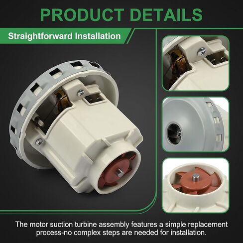120V 1200W Motor Suction Turbine Assembly Fit for Festool CTL26E/ CTL 36E, for Mirka 1242 Vacuum Cleaner Suction Turbine Motor Replace 467.3.414, 467.3.402-3, 467.3.402-6 in Kuwait