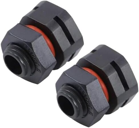 Black IP68 Industrial Breather Vent - M12x1.5 Pressure Equalization Valve, Dual-Port Moisture Control for Electrical Cabinets Enclosures (4) in Kuwait