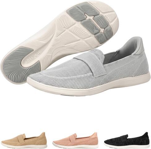 Hike Footwear Valenza - Hands-Free Barefoot Dress Shoe | Slip On Memory Foam Formal Boots | Comfortable Work, Office Daily Footwear for Women in Kuwait