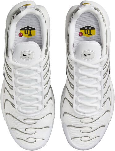 Nike Air Max Plus - Women's (HJ9743-100, White/Black/Pure Platinum) Size 8 in Kuwait