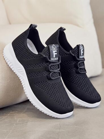 Women's Golf Walking Shoes, Lightweight Slip On Running Sneakers, Comfort Soft Sole Casual Athletic Workout Gym Shoes, Non Slip Fashion Daily Wear Trainers in Kuwait