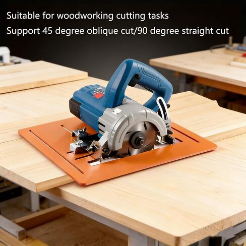 Cutting Machine Base Plate, 11.02"x9.84" Woodworking Circular Saw Bottom Board, Multifunctional Circular Saw Base Plate for Precision Cutting and Milling Tasks in Kuwait