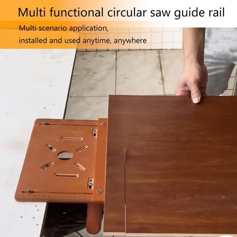 Cutting Machine Base Plate, 11.02"x9.84" Woodworking Circular Saw Bottom Board, Multifunctional Circular Saw Base Plate for Precision Cutting and Milling Tasks in Kuwait
