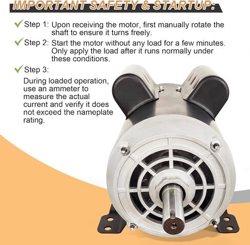 23378805 5HP Air Compressor Motor Fits for Ingersoll Rand Single Phase | 184T Frame 208/230V 3450 RPM 60Hz Electric Motor Replace# 23220064 54421193 56283138 in Kuwait