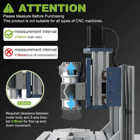 65mm & 69mm CNC Router Dust Shoe | Dual Brush Lengths with Magnetic Split Design | Works with Most Spindle Motors and Compact Routers in Kuwait