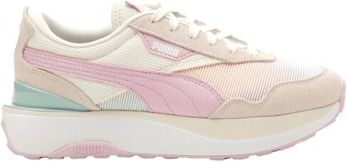 PUMA Womens Cruise Rider Summer Daze Lace Up Sneakers Shoes Casual - Off White, Purple in Kuwait