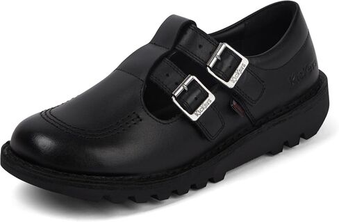 Kickers Womens Kick T Bar Double Leather in Kuwait
