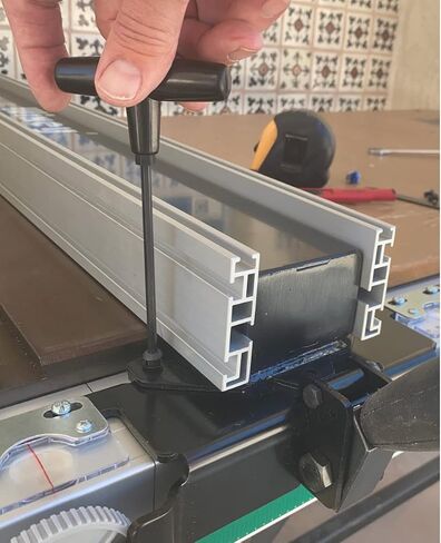 Wixey Professional Table Saw Fence System - Precision Rip Fence Upgrade for Table Saws - Heavy-Duty Aluminum Rail & Steel Fence w/Micro-Adjust Feature – 36" Rip Capacity for Woodworking in Kuwait