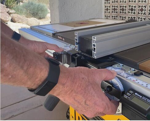 Wixey Professional Table Saw Fence System - Precision Rip Fence Upgrade for Table Saws - Heavy-Duty Aluminum Rail & Steel Fence w/Micro-Adjust Feature – 36" Rip Capacity for Woodworking in Kuwait