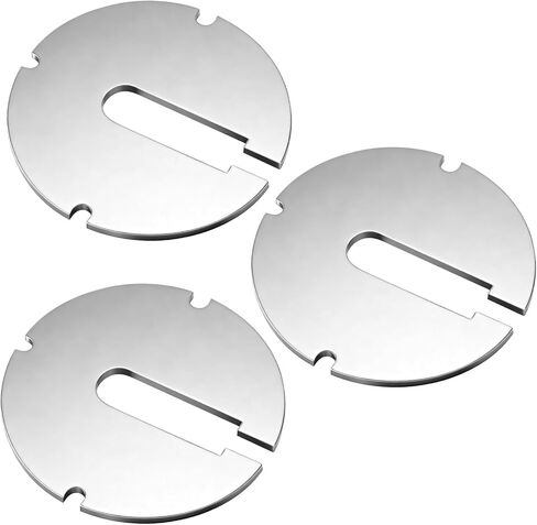 3 Pack 426-02-063-0001 426-02-063-0002 Table Inserts Compatible With Delta 14 Part/Rockwell 14" Band saws and 24" Scroll saws (Diameter: 2.5 in, Thickness: 0.1 in) in Kuwait