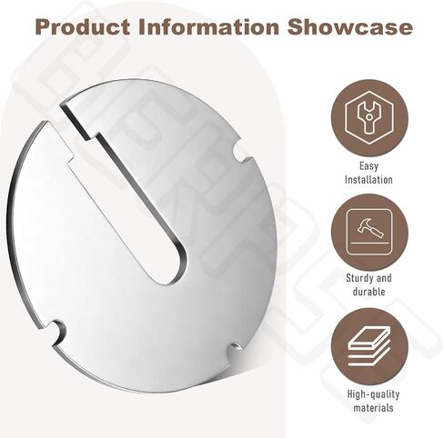 3 Pack 426-02-063-0001 426-02-063-0002 Table Inserts Compatible With Delta 14 Part/Rockwell 14" Band saws and 24" Scroll saws (Diameter: 2.5 in, Thickness: 0.1 in) in Kuwait