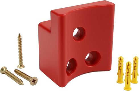 YunGlee 1 PCS Grease Gun Holder Wall Mount Compatible with Milwaukee M18, M12 and 2646 Series Grease Gun Red With Screws in Kuwait