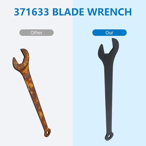 371633 Blade Wrench, Heavy-Duty Steel Wrench | for Hitachi Metabo HPT C10RJ Table Saw, Durable Flat Wrench for Easy Blade Removal, Table Saw Accessories 2 Pack in Kuwait