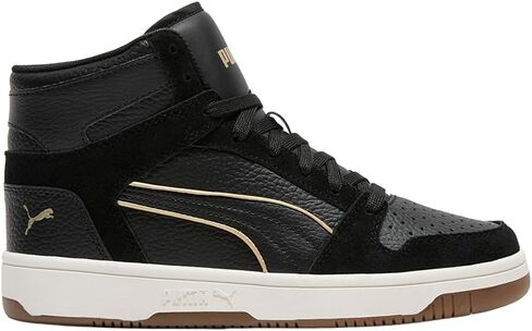 PUMA Womens Rebound Layup Luminous High Sneakers Shoes Casual - Black in Kuwait