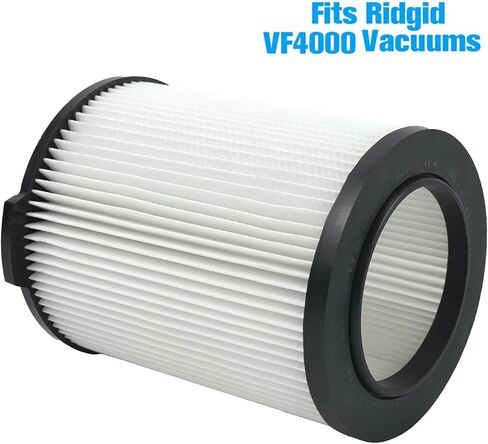 1-Pack VF4000 Replacement Filter for Ridgid 72947 Standard Wet dry Vac 5 to 20 Gallon 6-9 Gal Husky Vacuum Compatible WD5500 WD0671 RV2400A RV2600B Vac in Kuwait