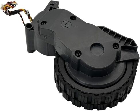 Left and Right Wheels Black Compatible with Roborock Q10 VF/ Q10 VF+/Q10 PF / Q10 PF+/ Q10 S5/Q10 S5+/Q10 X5 /Q10 X5+ Vacuum Cleaner Wheel(Left) in Kuwait